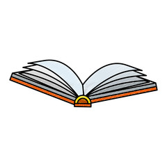 text book isolated icon