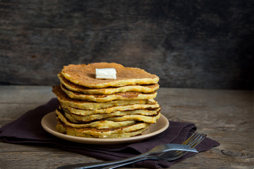 Pancakes with butter
