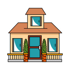 beautiful front of house