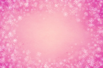 Winter or Christmas background frame