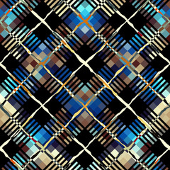 Seamless background pattern. Geometric diagonal plaid pattern
