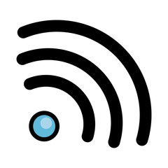 wifi signal isolated icon