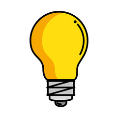 Obraz premium bulb light isolated icon