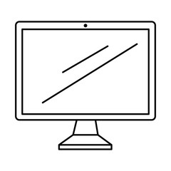 computer display isolated icon