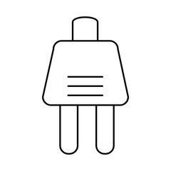energy plug connector icon