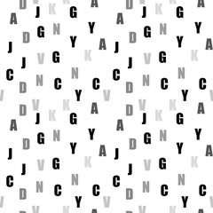alphabet seamless pattern
