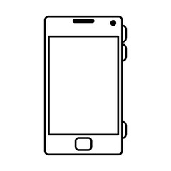 smartphone device isolated icon