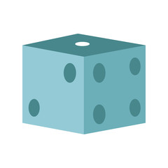 Gambling dice isolated