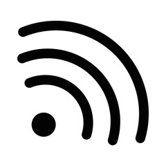 wifi signal isolated icon