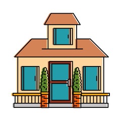 beautiful front of house