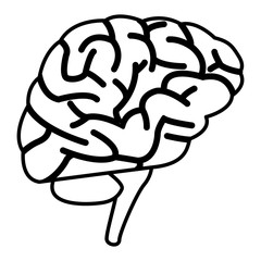 Human brain symbol