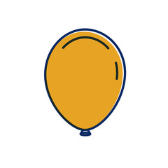 balloon decoration ornament event happy vector illustration