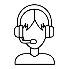 Call center man avatar