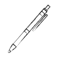 Ballpoint pen isolated