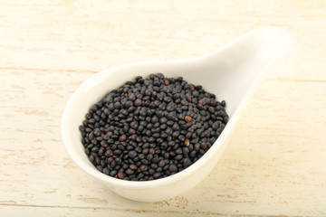 Black lentils