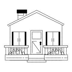 beautiful front of house