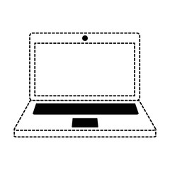 laptop computer isolated icon