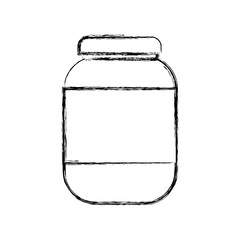 Container bottle isolated