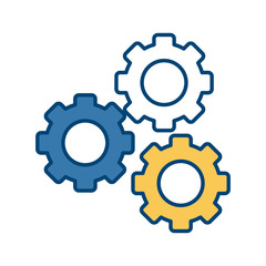 Gears machinery pieces