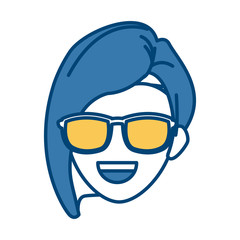 Woman with sunglasses