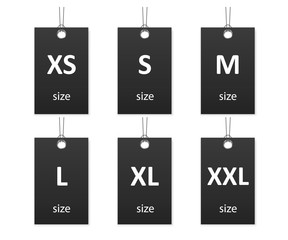 Blank labels template price tags