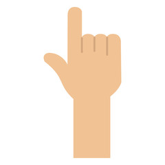 hand human touching icon