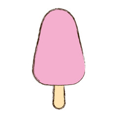 ice cream bar icon over white background colorful design  vector illustration