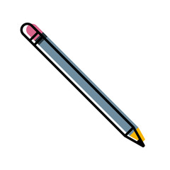 Wooden pencil isolated