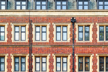 Obraz premium Brick mansion block in London