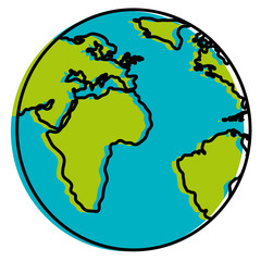 world planet earth icon