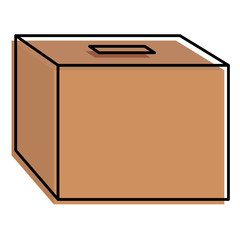 savings box isolated icon