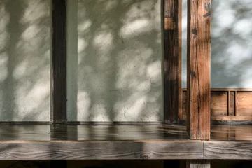 Küchenrückwand glas motiv 日本の古民家　縁側と陰影１ © onotorono