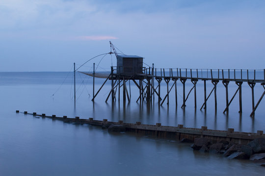 France, Bourgneuf Bay, Les Moutiers-en-Retz, fishery.