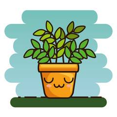 cute lovely kawaii house plants cartoons