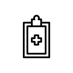 Medical blank icon