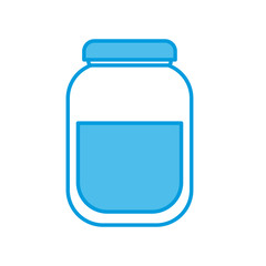 Container bottle isolated