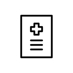 Fototapeta premium Medical blank icon