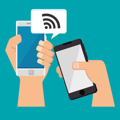 nfc technology concept design