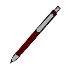 Ballpoint pen isolated