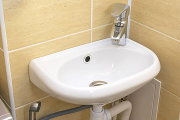 washbasin in the bathroom