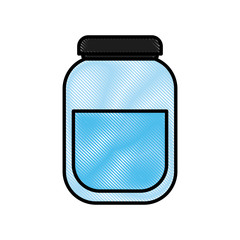 Container bottle isolated