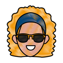 Woman with sunglasses