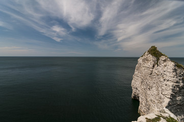 Etretat ist ein französischer Ort in der Normandie. Er ist bekannt für seine außergewöhnlichen Felsformationen aus Kreidefels und ein touristisches Highlight Frankreichs