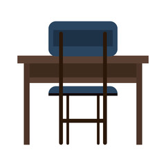 Study desk with chair