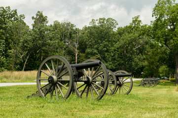 Historic Cannon Artillery Row