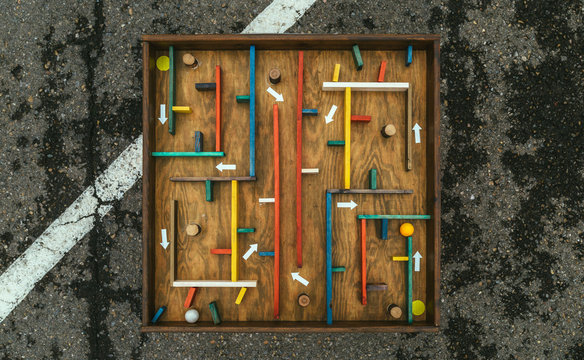 Labyrinth Wooden Toy.