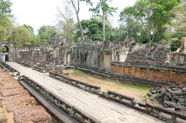 Obraz premium Ta Som temple in Angkor, Cambodia