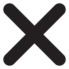 Fototapeta premium Cross symbol Icon