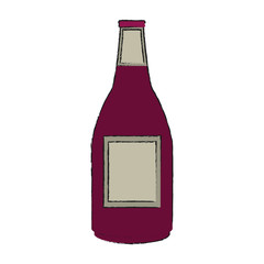 Wine bottle drink