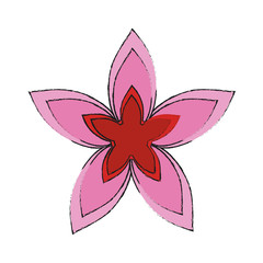 Beautiful flower symbol